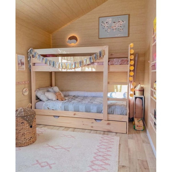 Rózsaszín-krémszínű mosható kézi szövésű pamut szőnyeg 120x160 cm Atlas Natural – Lorena Canals-image-4