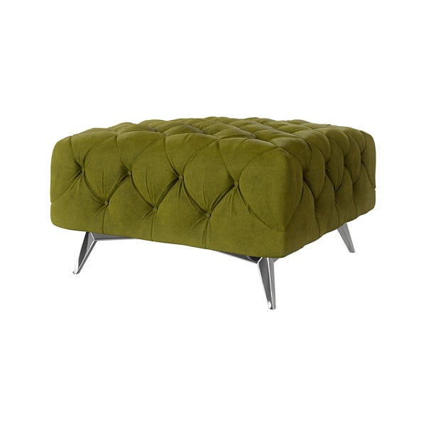 Zöld bársony lábtartó Chelsea – Ropez-image-1