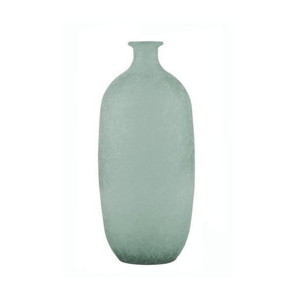 Napoles kék újrahasznosított üveg váza, magasság 38 cm - Ego Dekor