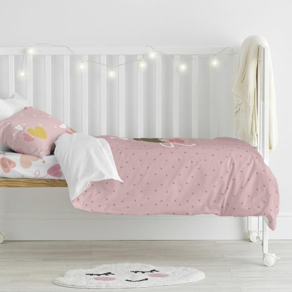 Pamut gyerek ágyneműhuzat babaágyhoz 115x145 cm Dancing – Mr. Fox-image-4