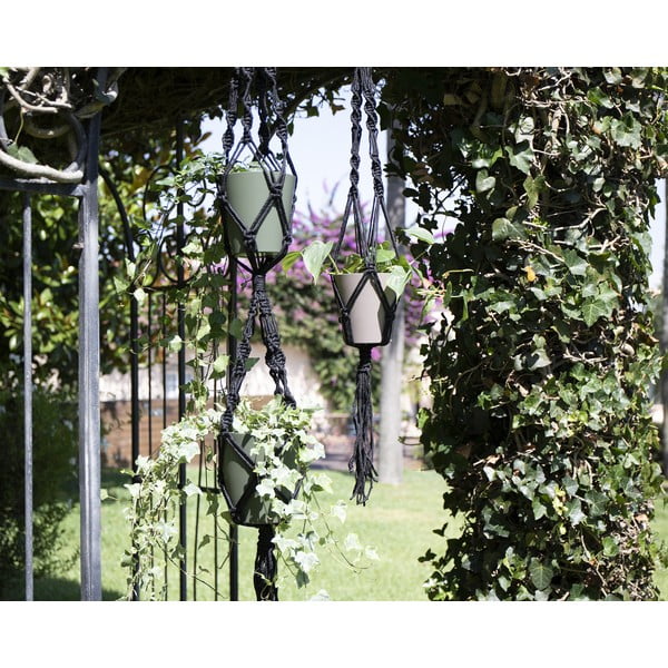 Textil akasztórendszer virágcseréphez ø 13 cm (magasság 120 cm) Macramé – Artevasi-image-1