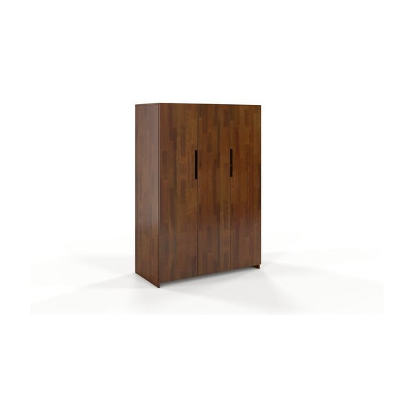 Bergman barna fenyőfa ruhásszekrény, 128 x 180 cm - Skandica