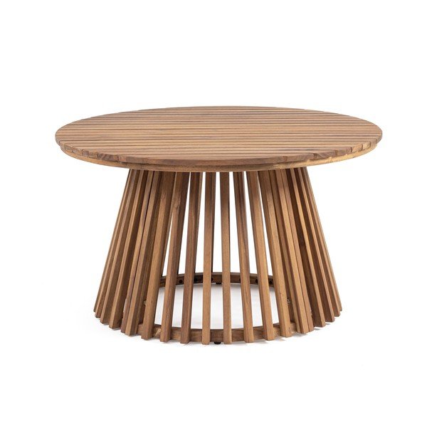 Akácfa kerek kerti dohányzóasztal ø 70 cm Rodano – Bizzotto
