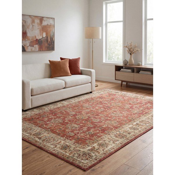 Piros szőnyeg 240x340 cm Raja – Asiatic Carpets-image-1
