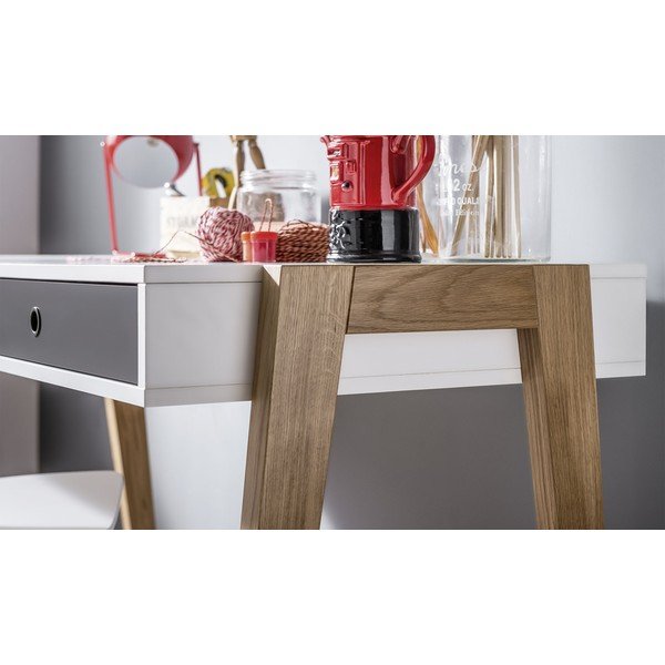 Concept fehér-szürke íróasztal - Vox-image-1