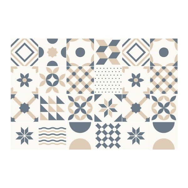 Wells 24 db-os falmatrica szett, 40 x 60 cm - Ambiance-image-2