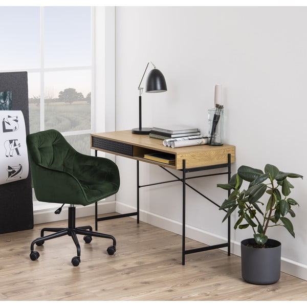 Brooke zöld bársony irodai szék - Actona-image-1