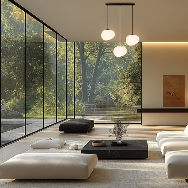 Fekete-fehér függőlámpa Stones – Candellux Lighting-image-1