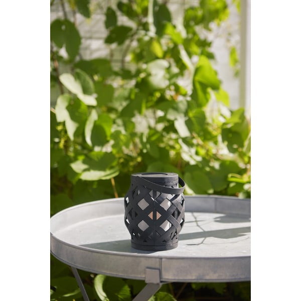 Flame Lantern fekete lámpás, magasság 16 cm - Star Trading-image-3