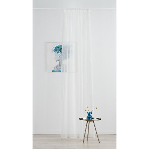 Krémszínű átlátszó függöny 300x245 cm Voile – Mendola Fabrics