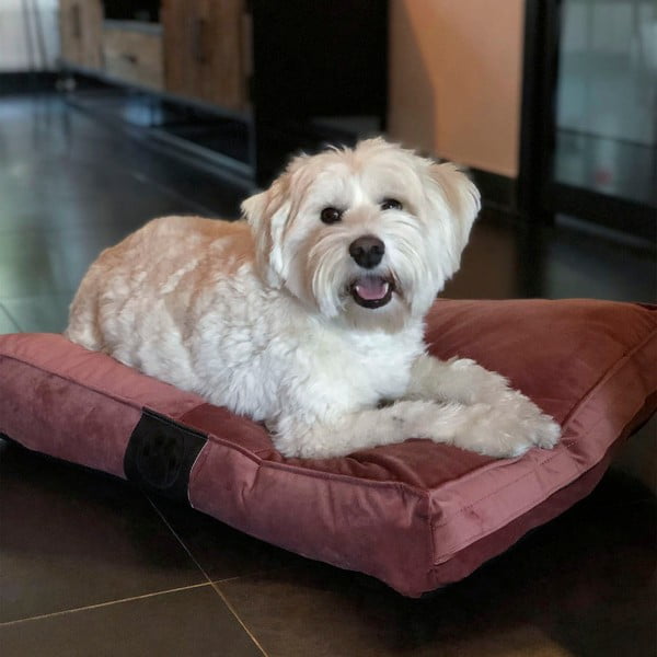 Rózsaszín szarvasbőr fekhely 75x55 cm Middle Stitch - Ego Dekor-image-1