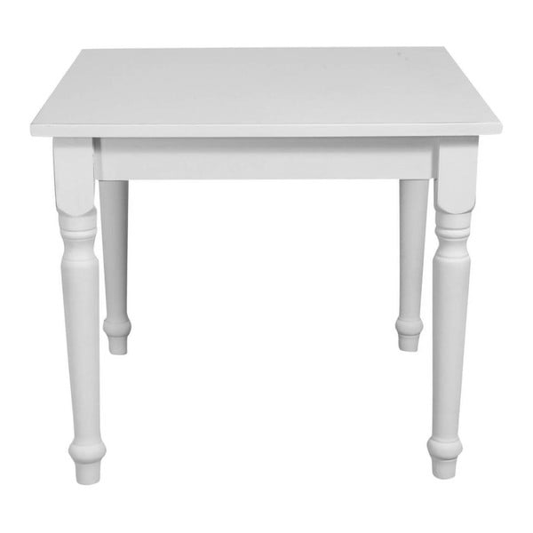Witte fehér fa étkezőasztal, 90 x 90 cm - Crido Consulting