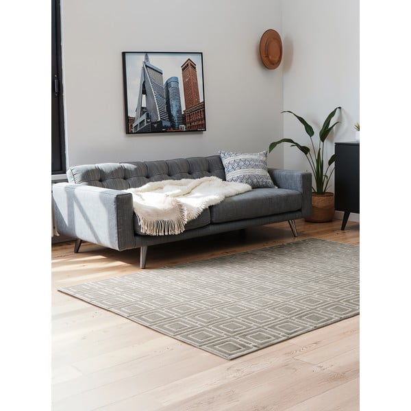 Szürke-krémszínű szőnyeg 160x235 cm Perles Howlite – Elle Decoration-image-1