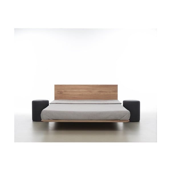 Nobby olajkezelt tölgyfa ágy, 120 x 220 cm - Mazzivo
