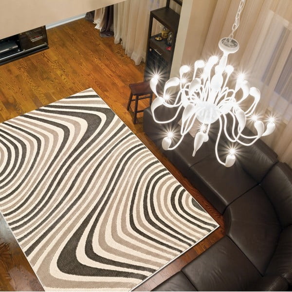 Reflex Brown Stripes szőnyeg, 140 x 200 cm - Webtappeti