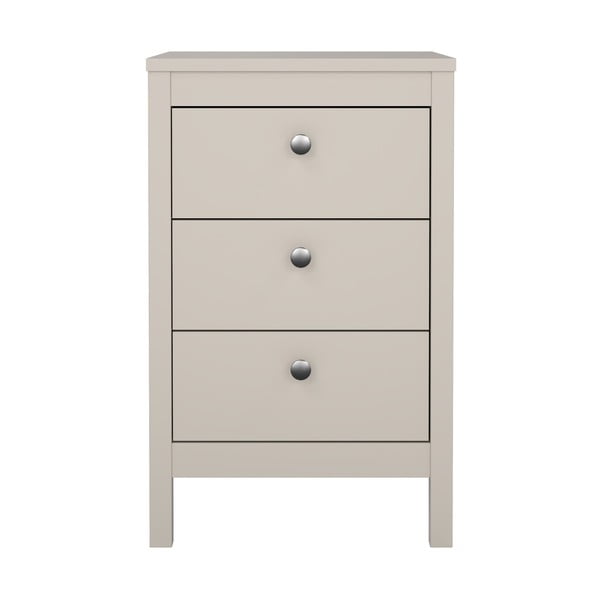 Szürkésbézs éjjeliszekrény Madrid – Tvilum-image-2