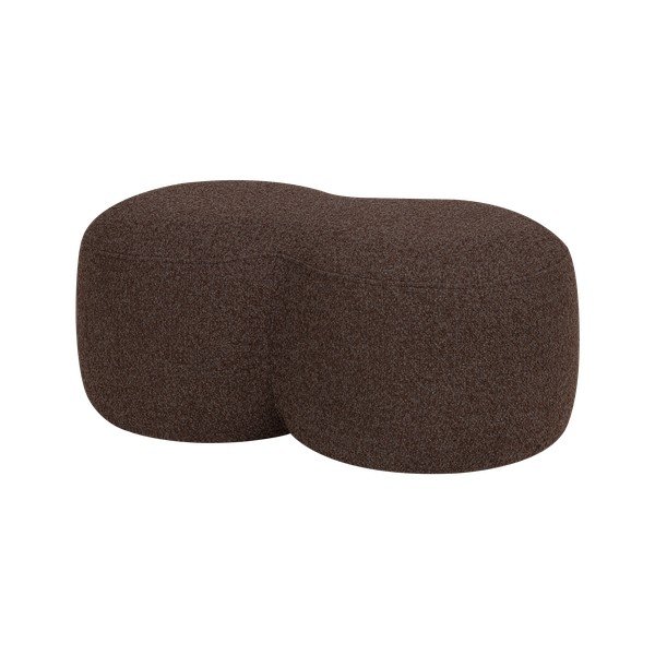 Sötétbarna buklé puff Umbo – noo.ma