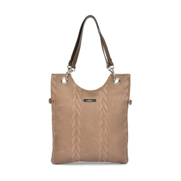 Farria bézs bőr kézitáska - Mangotti Bags