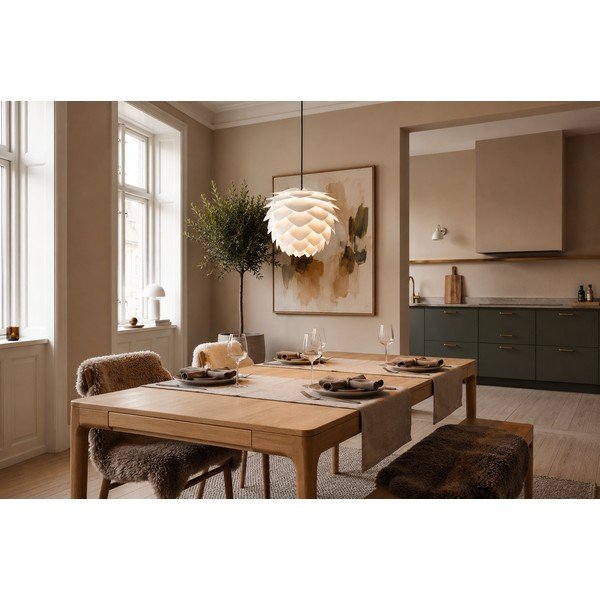 Fehér lámpabúra ø 50 cm Silvia – UMAGE-image-3