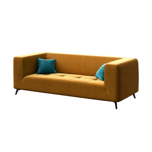 Toro mézsárga kanapé, 217 cm - MESONICA-image-2