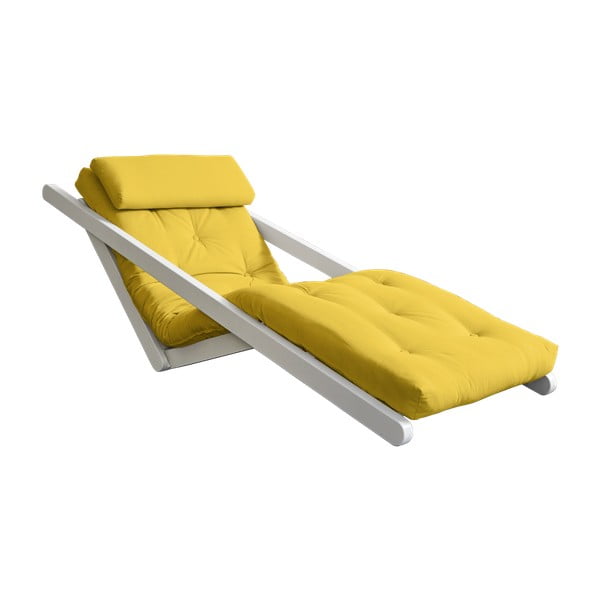 Figo White/Amarillo átalakítható fotel - Karup-image-4