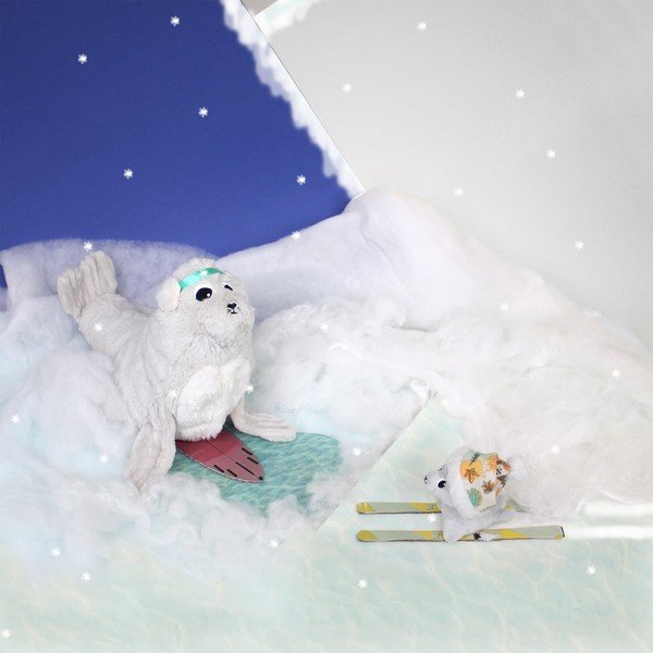 Plüssjáték szett 2 db-os Ptipotos Ploufou – Les Deglingos-image-1