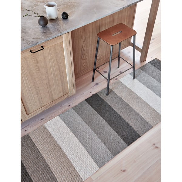 Szürke-bézs kültéri-beltéri futószőnyeg 70x300 cm Molly Clay – Pappelina-image-1