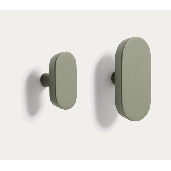 Zöld fali bükkfa akasztó szett 2 db-os Arely – Kave Home-image-2