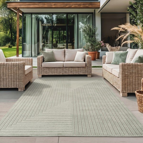 Zöld kültéri-beltéri szőnyeg 160x230 cm Nova 1202 – Ayyildiz Carpets-image-1
