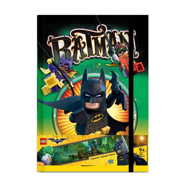 Batman vonalas jegyzetfüzet, 96 oldal - LEGO®