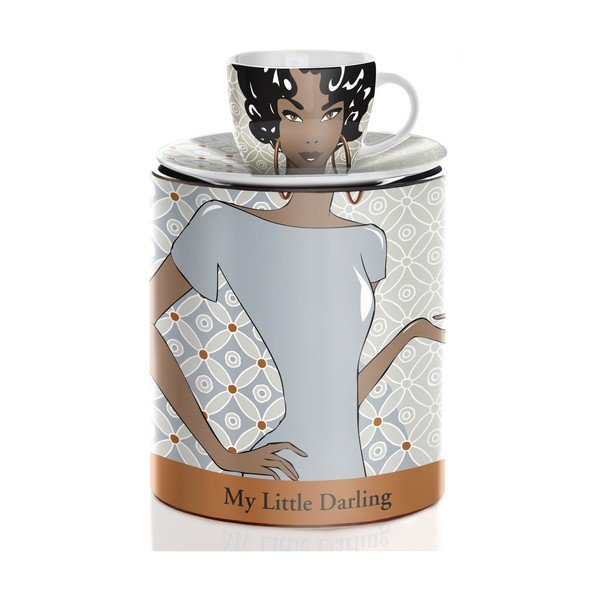 Angela Schiewer porcelán kávésbögre alátéttel, 8 cl - Ritzenhoff-image-3