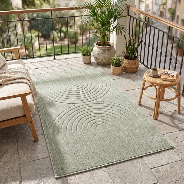 Zöld kültéri-beltéri futószőnyeg 80x250 cm Nova 1201 – Ayyildiz Carpets-image-1