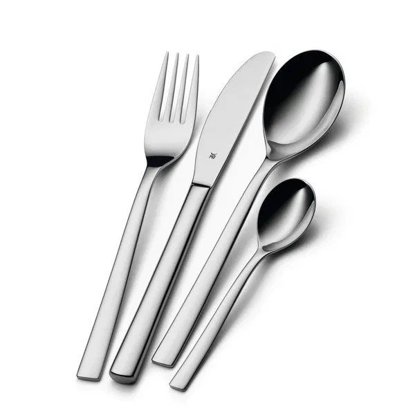 Ezüstszínű rozsdamentes acél evőeszköz készlet 24 db-os Palermo – WMF-image-1