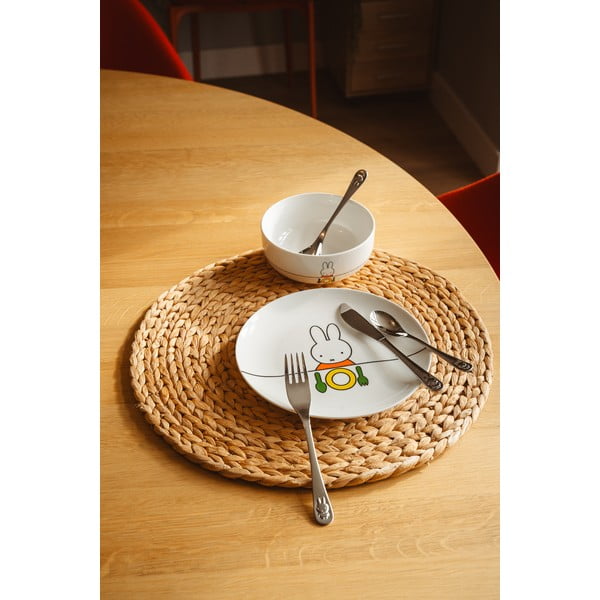 Porcelán gyerek étkészlet 6 db-os Miffy – Zilverstad-image-2