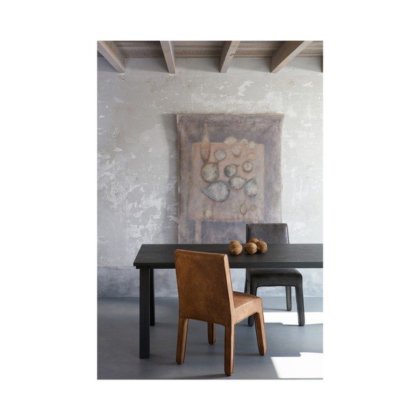 Cocoon barna bőr szék, 2 darab - BePureHome-image-2