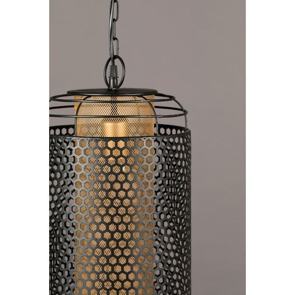 Fekete függőlámpa fém búrával ø 25,5 cm Archer - Dutchbone-image-4