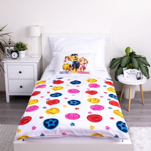 Pamut gyerek ágyneműhuzat babaágyhoz 100x135 cm Paw Patrol – Jerry Fabrics-image-2