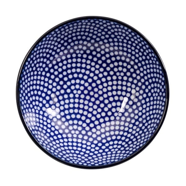 Nippon Dot kék-fehér tányér, ø 9,5 cm - Tokyo Design Studio