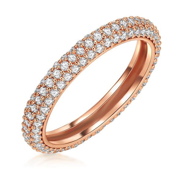 Nina rozéarany színű női gyűrű, 52-es méret - Tassioni