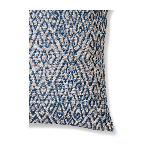 Ikat kék díszpárna, 50 x 50 cm - Casa Di Bassi-image-1