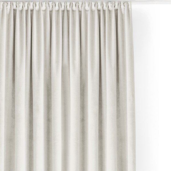 Krémszínű bársony dimout (részleges sötétítő) függöny 200x270 cm Velto – Filumi-image-4