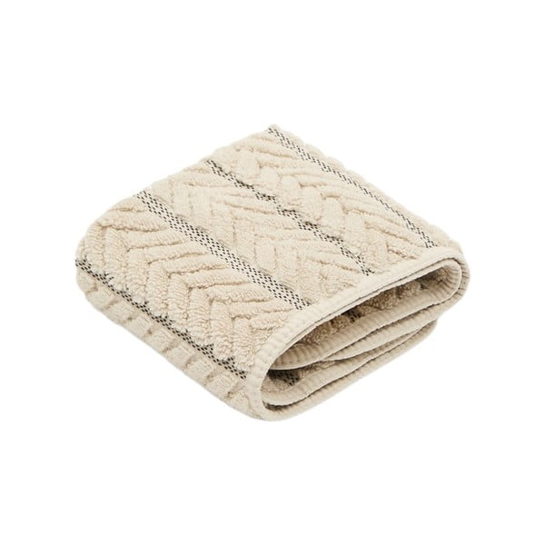 Bézs frottír pamut törölköző 30x50 cm Rune – Kave Home