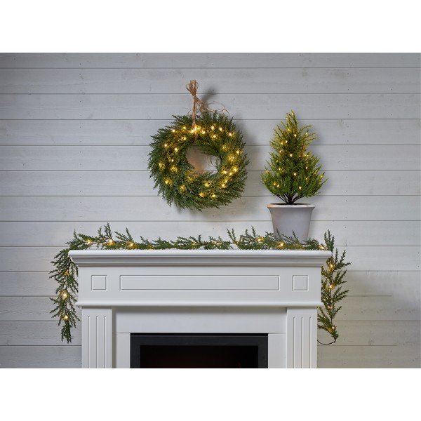 Világító koszorú Thuja - Star Trading-image-1