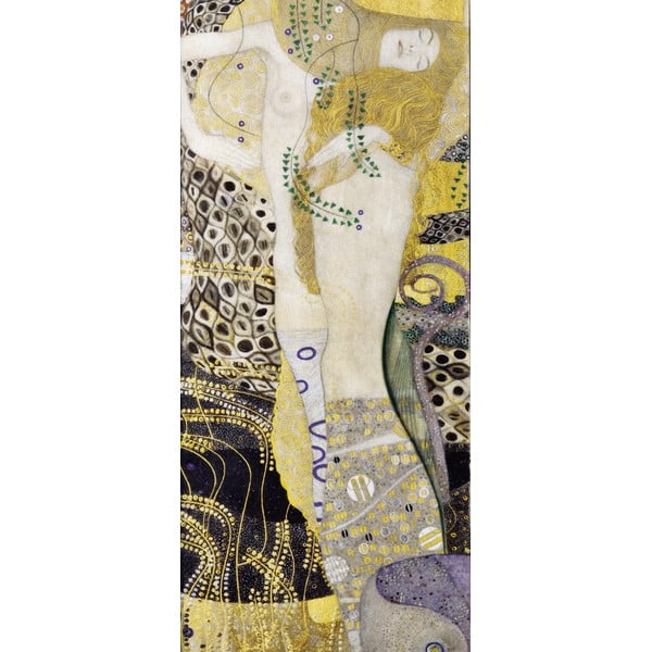 Reprodukciós kép 30x70 cm Water Hoses, Gustav Klimt – Fedkolor