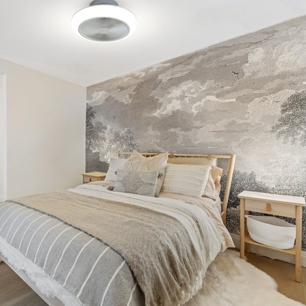 Fehér LED mennyezeti lámpa Enkel – SULION-image-1