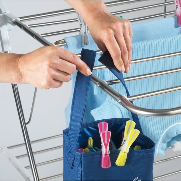 Peg kék függő kosár ruhaszárító csipeszekhez - Wenko-image-2