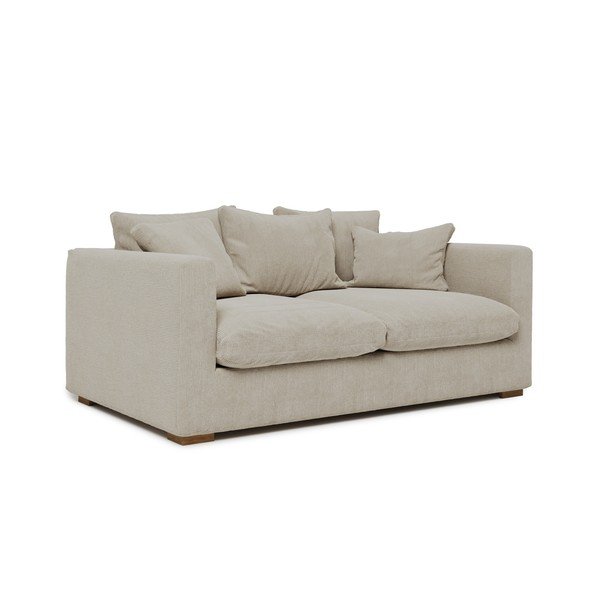 Krémszínű kordbársony kanapé 175 cm Comfy – Scandic-image-1