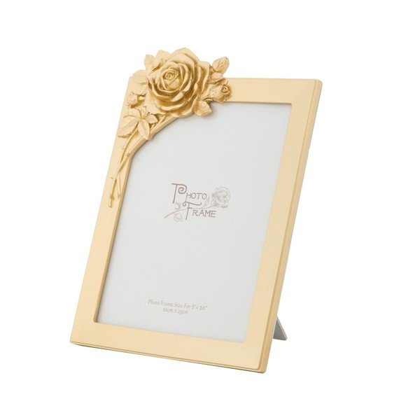 Glam Rose sárga, gyanta alapú képkeret, 24,5 x 32,8 cm - Mauro Ferretti