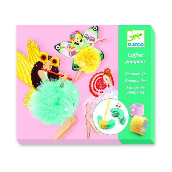 Fairies készlet pompon készítéséhez - Djeco-image-4