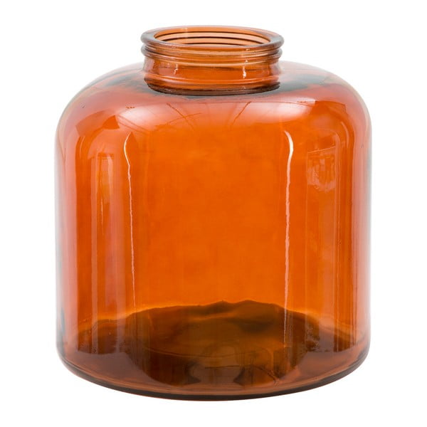 Put narancssárga újrahasznosított üveg váza, magasság 36 cm - Mauro Ferretti